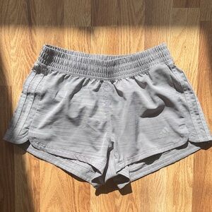 Adidas Women's Athletic Aeroready Gray Shorts Size XS